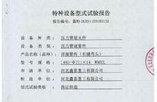 特種設(shè)備形式試驗(yàn)報(bào)告（有縫彎頭）