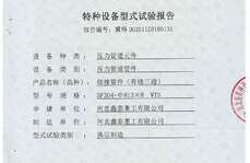 特種設(shè)備型式試驗(yàn)報(bào)告（有縫三通）
